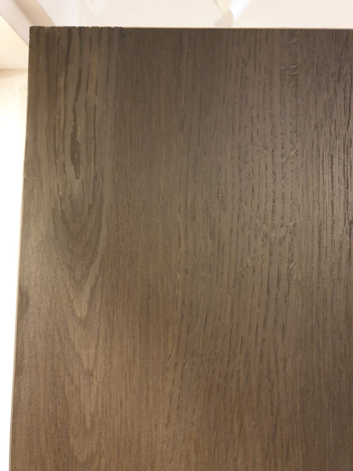 Wood grain door repair